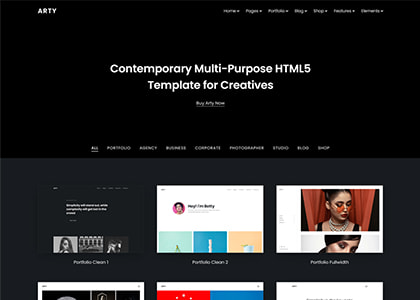 Arty - Creative Multipurpose Template